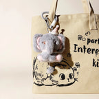 Little Elephant Plush Bag Charm - product image 5 showing the little elephant bag charm
