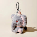 Little Elephant Plush Bag Charm - product image 6 showing the little elephant bag charm
