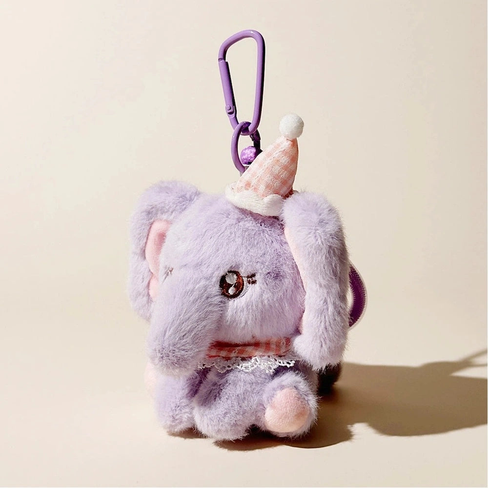 Little Elephant Plush Bag Charm - product image 9 showing the little elephant bag charm