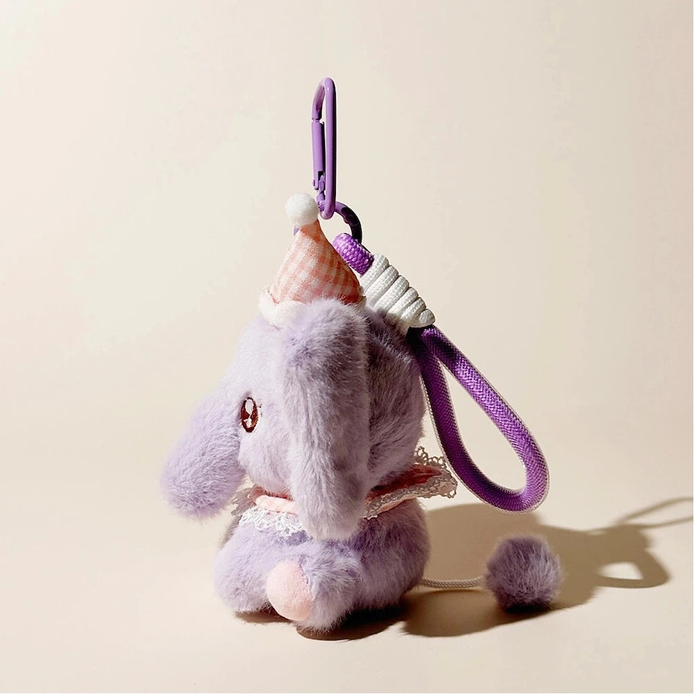 Little Elephant Plush Bag Charm - product image 10 showing the little elephant bag charm