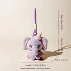Little Elephant Plush Bag Charm - Soft Purple variant