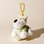 Ice Cream Westie Plush Bag Charm - Cream Ice Cream Westie variant