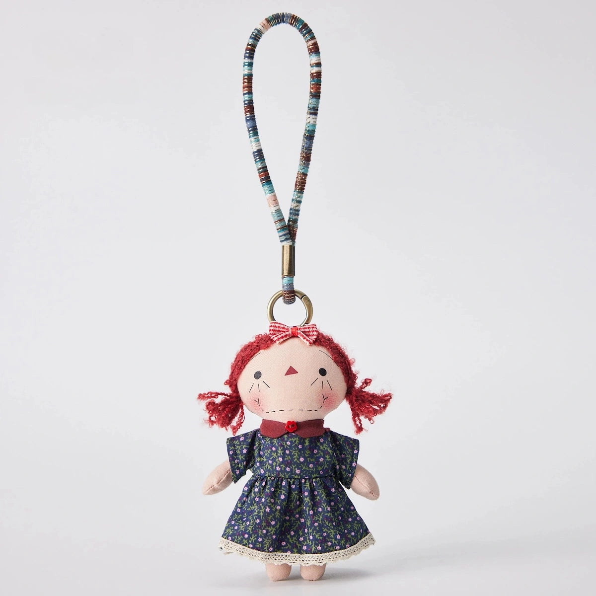Mollydoll Retro Plush Bag Charm - Bella Girl Charm variant