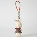 Mollydoll Retro Plush Bag Charm - Yellow Bunny Charm variant