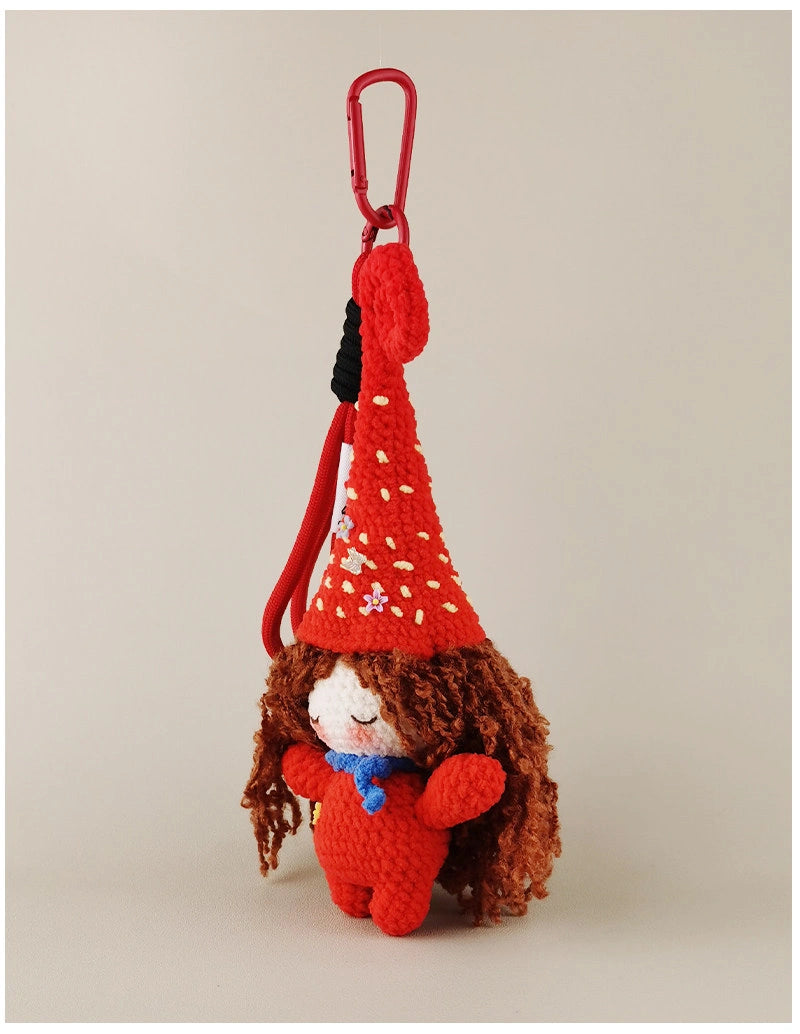 Witch Doll Plush Bag Charm - product image 4 showing the witch doll design
