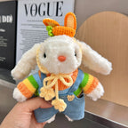 Bunny Fur Bag Charm - product image 2 showing the bunny design