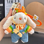 Bunny Fur Bag Charm - product image 3 showing the bunny design