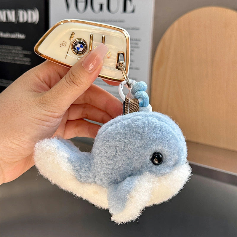 Little Whale Bag Charm - product image 2 showing the little whale design