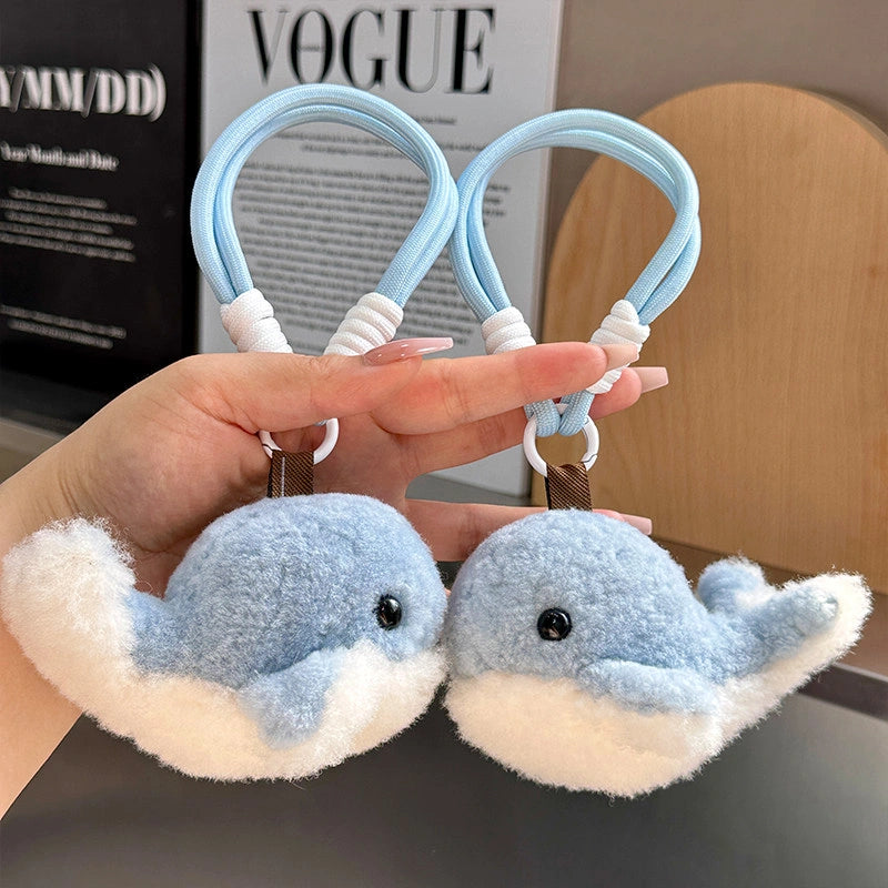 Little Whale Bag Charm - product image 3 showing the little whale design