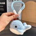 Little Whale Bag Charm - Light Blue variant image
