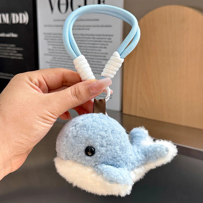 Little Whale Bag Charm - Light Blue variant image