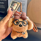 Puppy Fur Bag Charm - product image 3 showing the puppy design