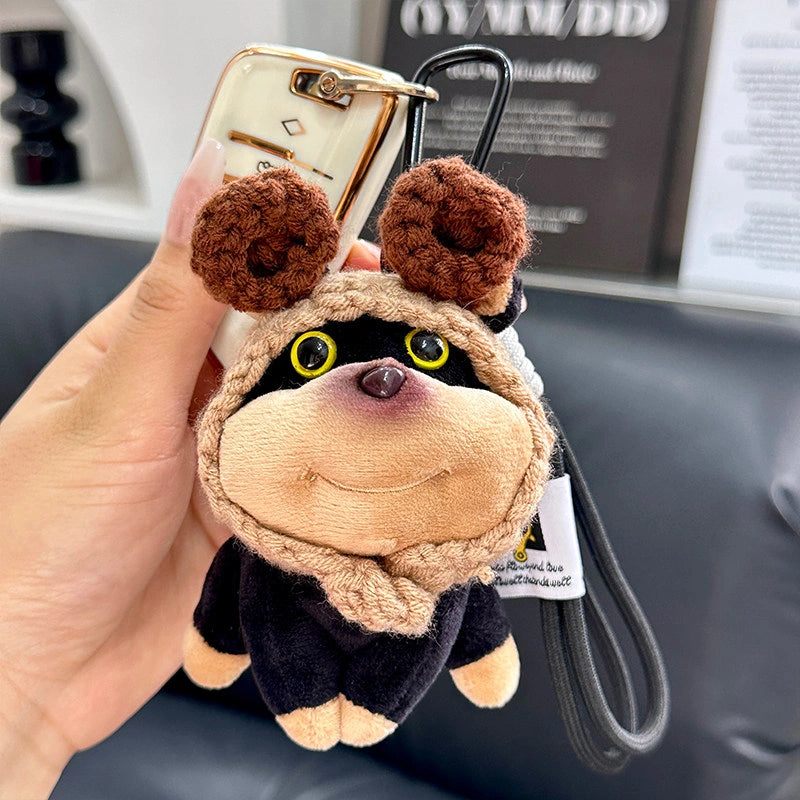 Puppy Bag Charm - Soft Plush Keychain Gift - product image 4