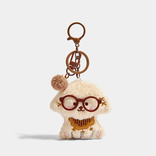 Puppy Bag Charm - Soft Plush Keychain Gift - product image 1