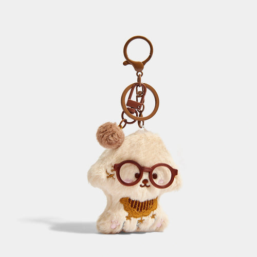 Puppy Bag Charm - Soft Plush Keychain Gift - product image 2