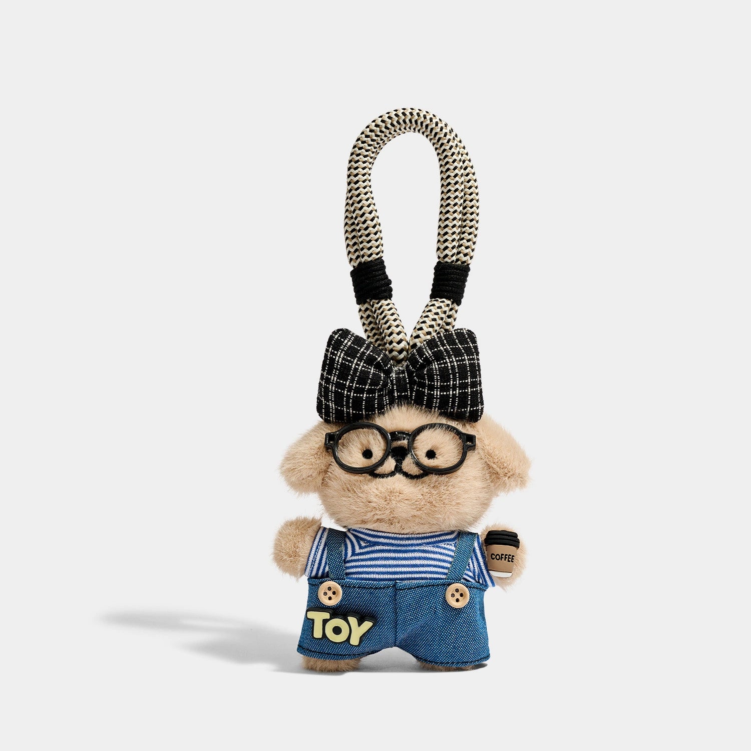 Puppy Bag Charm - Soft Plush Keychain Gift - product image 1