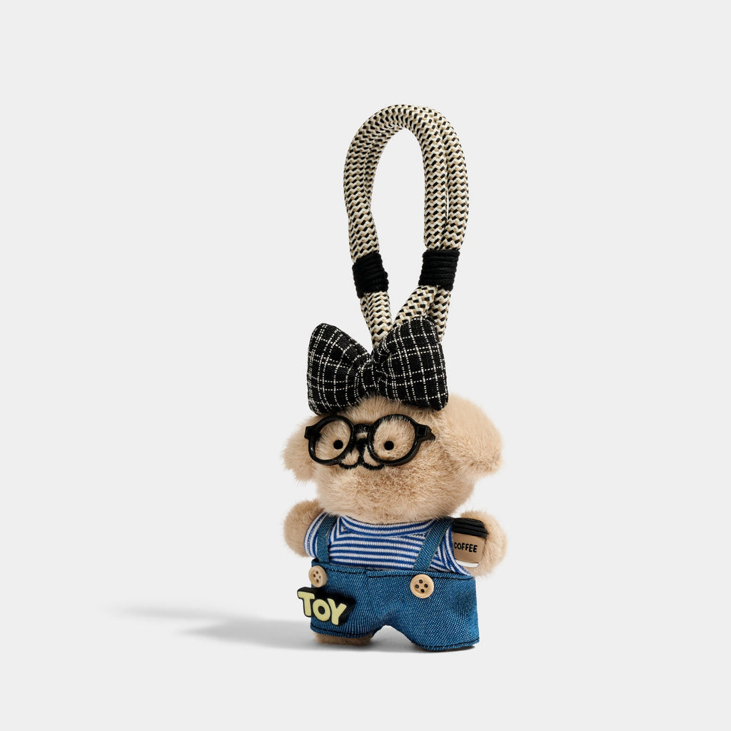 Puppy Bag Charm - Soft Plush Keychain Gift - product image 2