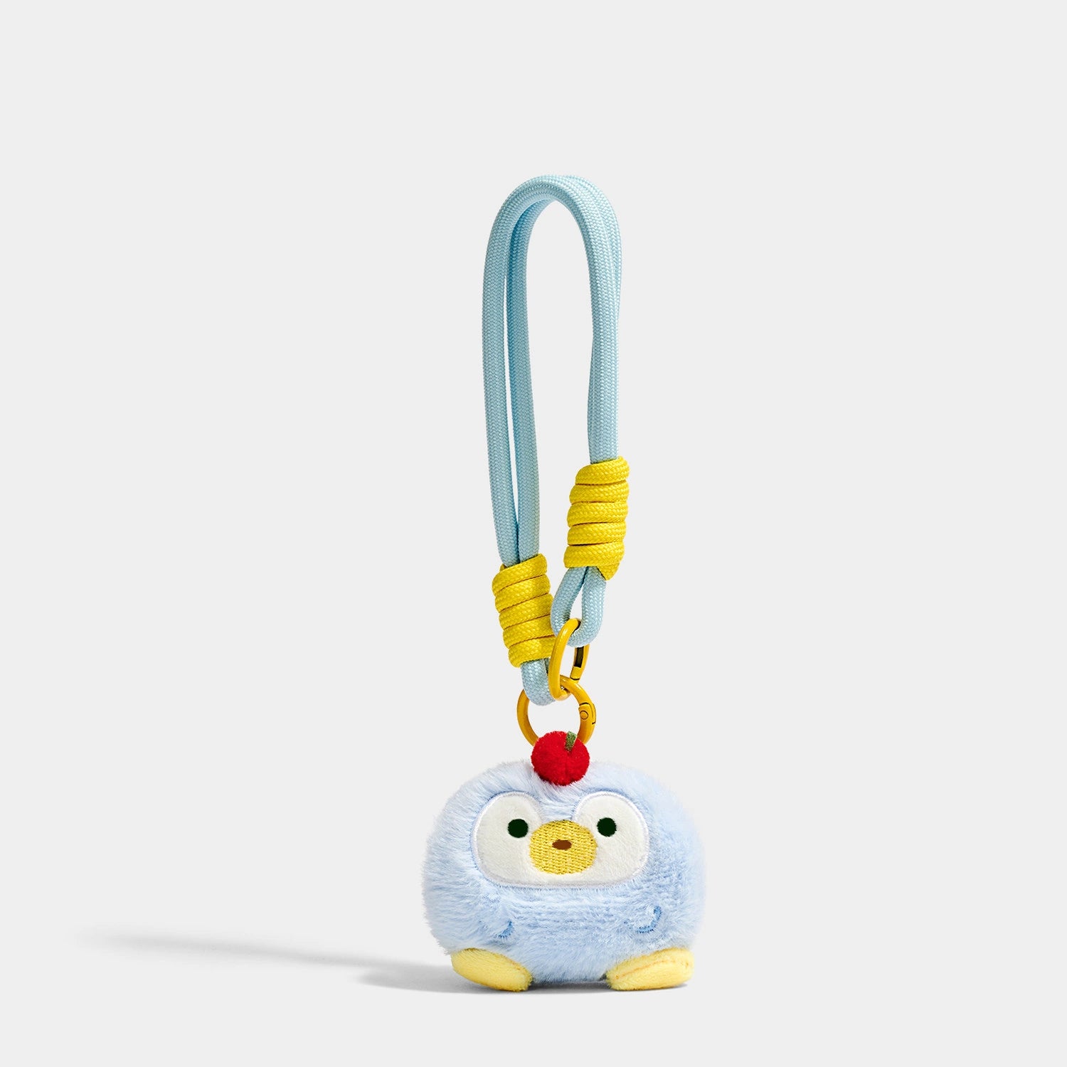 Penguin Bag Charm - Soft Plush Keychain Gift - Penguin Light Blue variant