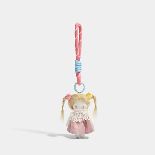 Girl Bag Charm - Soft Plush Keychain Gift - product image 1