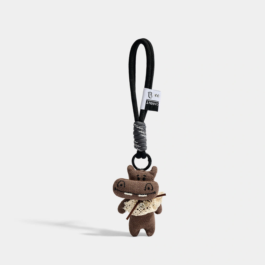 Hippo Bag Charm - Soft Plush Keychain Gift - product image 1