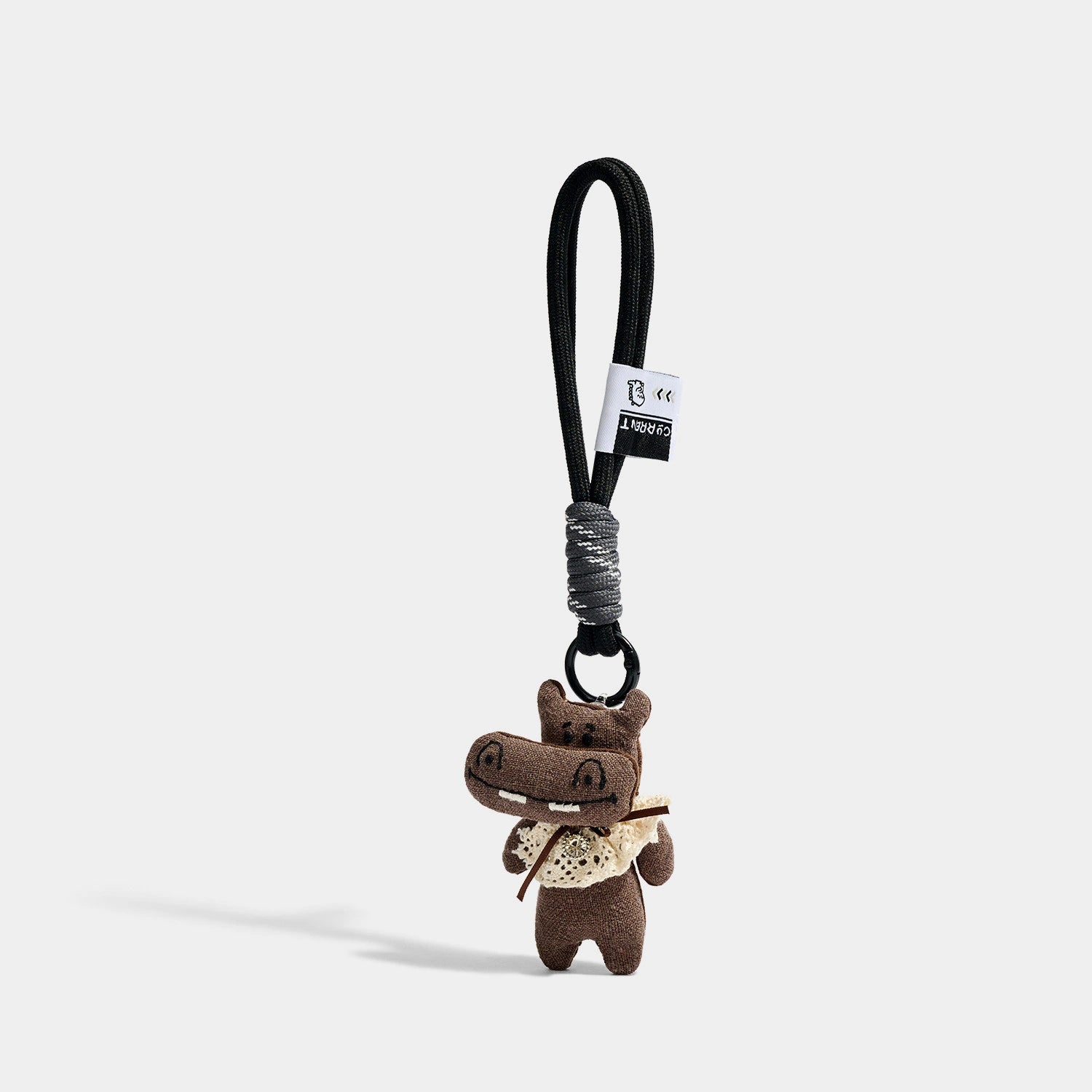 Hippo Bag Charm - Soft Plush Keychain Gift - product image 2