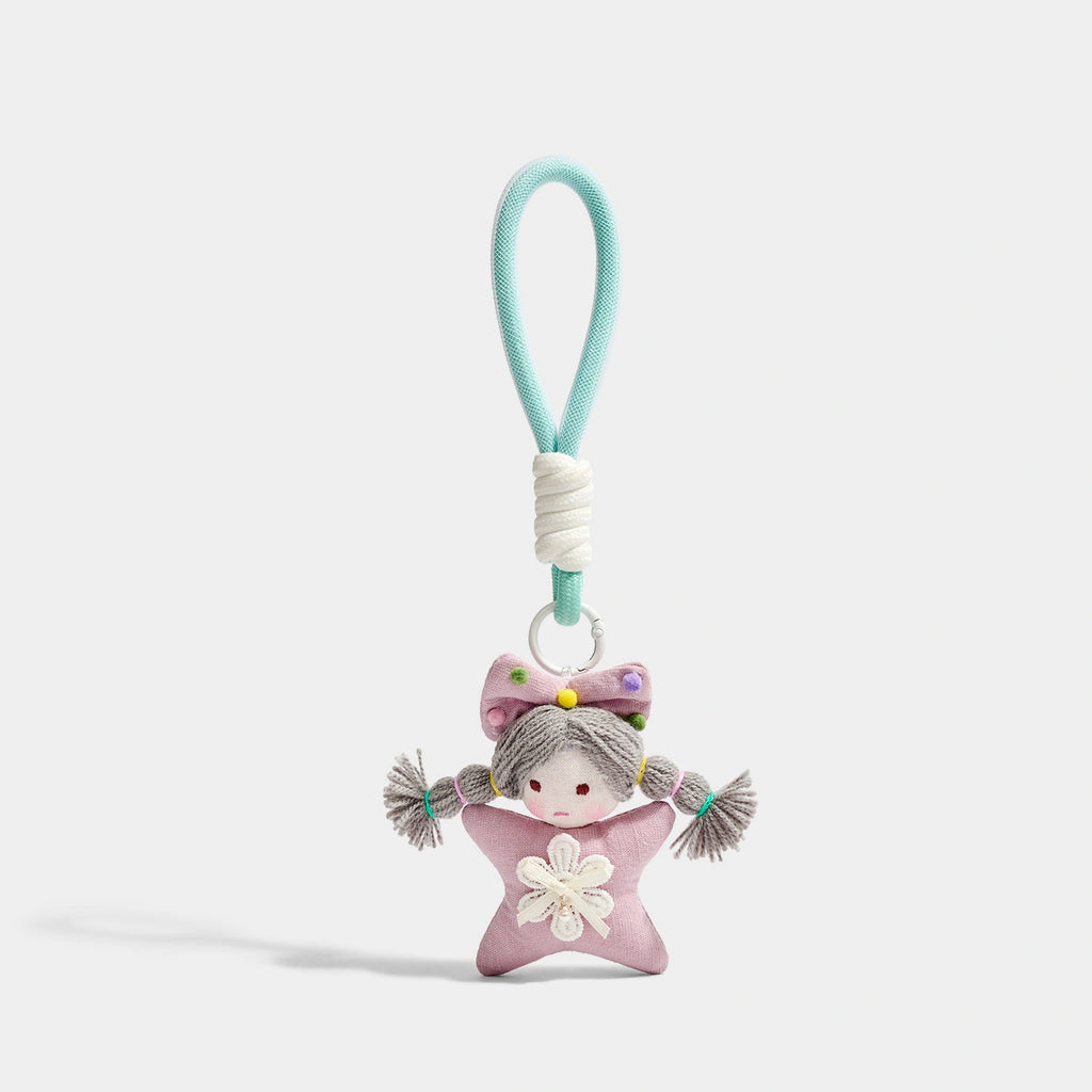 Girl Bag Charm - Soft Plush Keychain Gift - product image 1