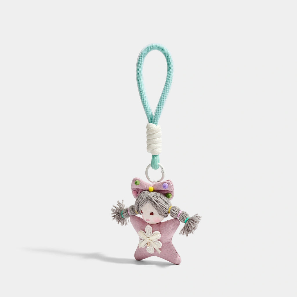 Girl Bag Charm - Soft Plush Keychain Gift - product image 2