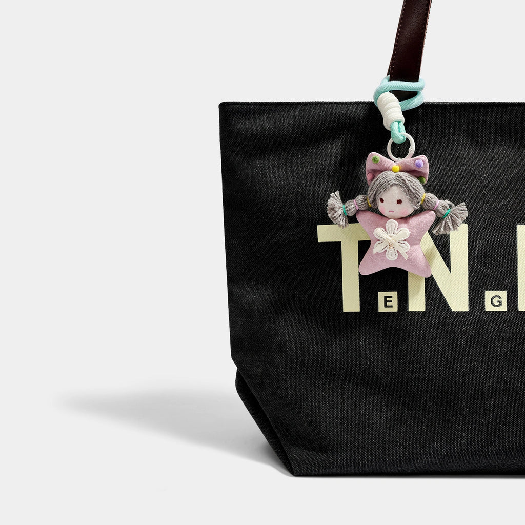 Girl Bag Charm - Soft Plush Keychain Gift - product image 3