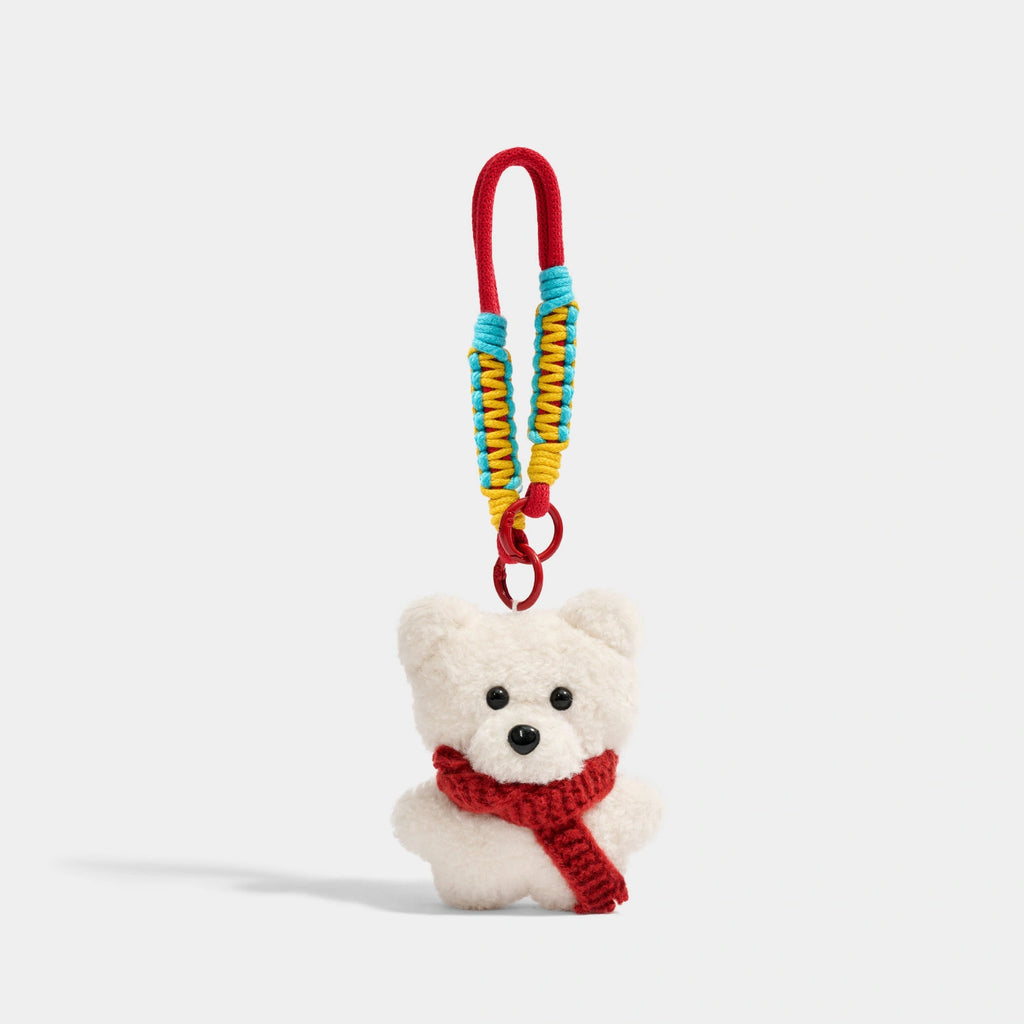 Bear Bag Charm - Soft Plush Keychain Gift - product image 1