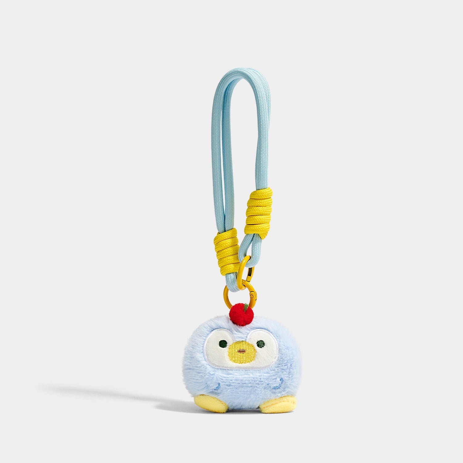 Penguin Bag Charm - Soft Plush Keychain Gift - Penguin Light Blue variant
