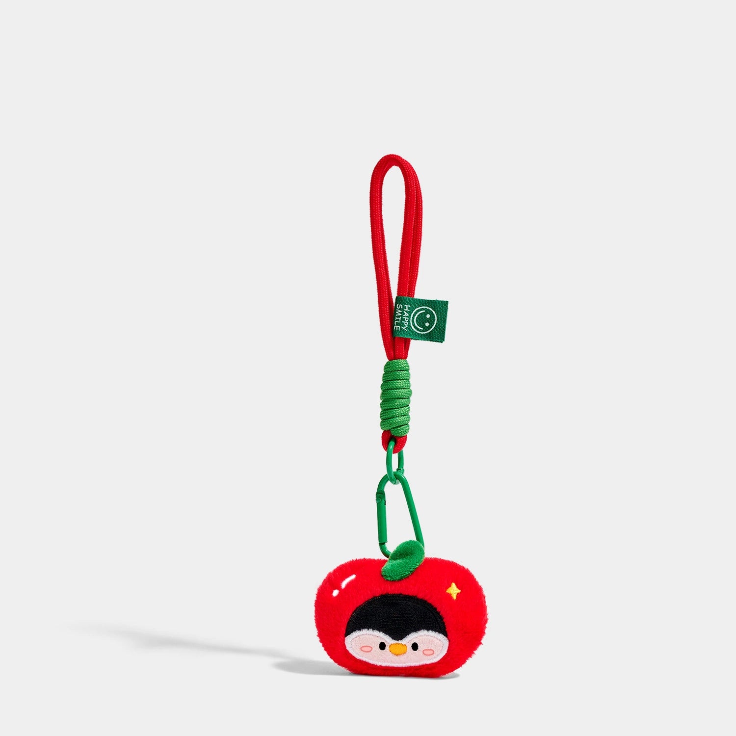 Star Bag Charm - Soft Plush Keychain Gift - Penguin variant