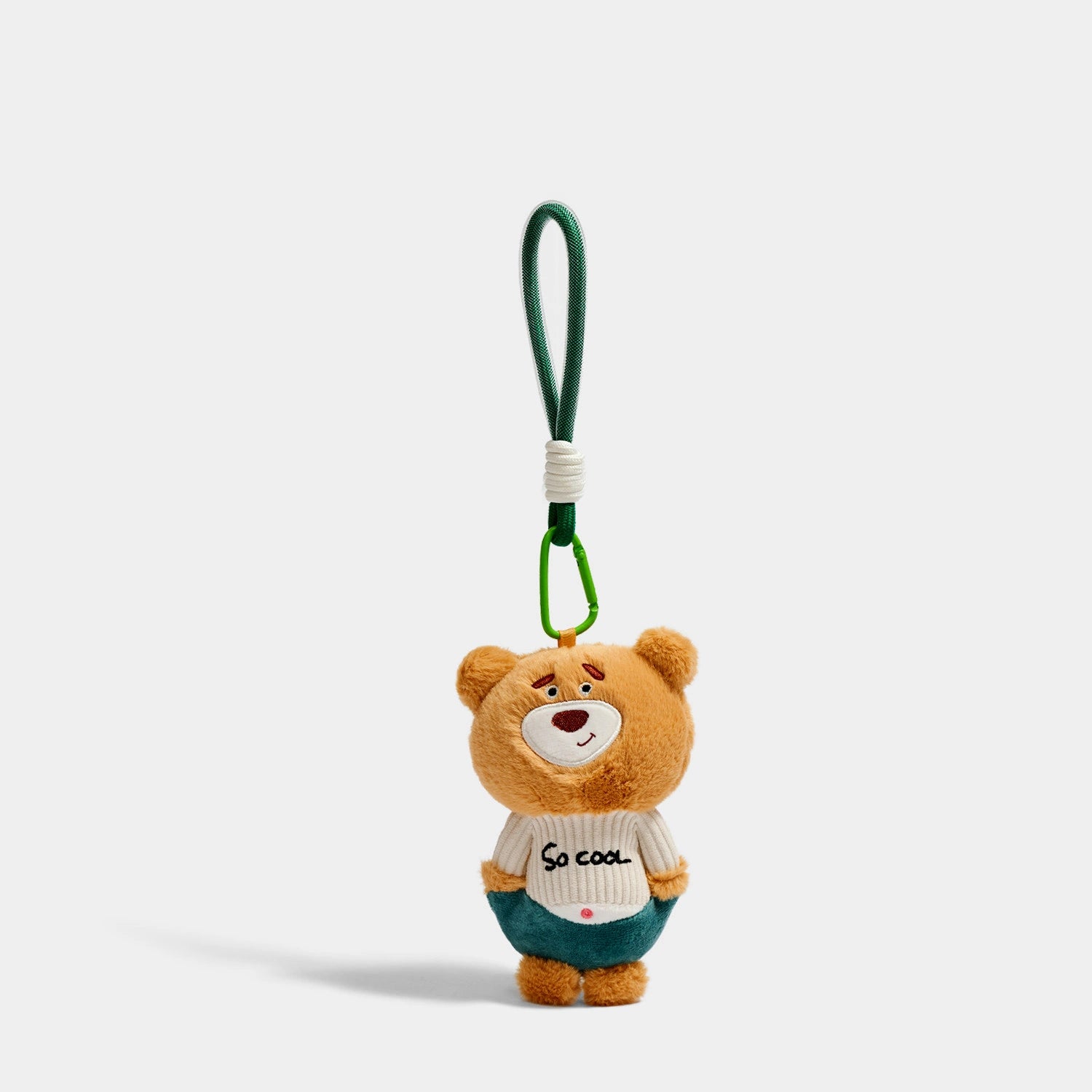 Bear Bag Charm - Soft Plush Keychain Gift - Bear variant
