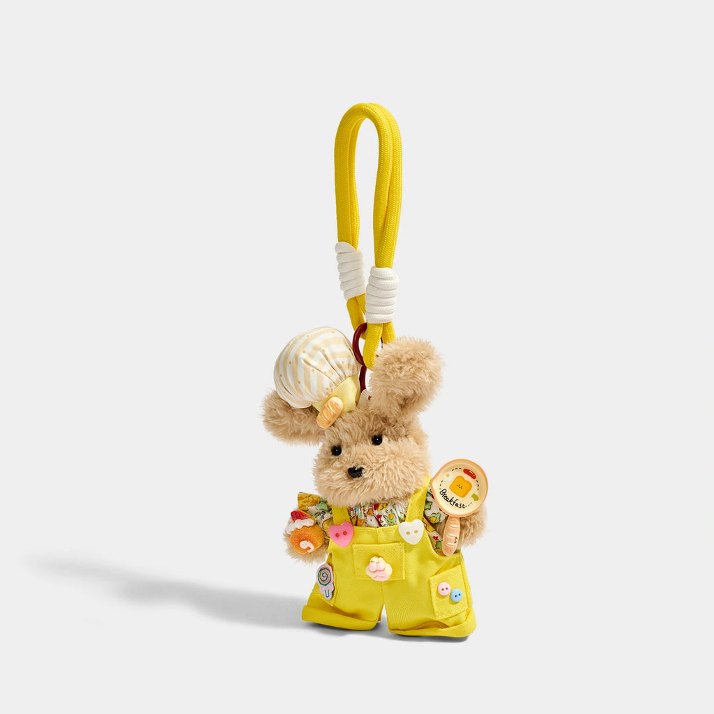 Puppy Bag Charm - Soft Plush Keychain Gift - product image 3