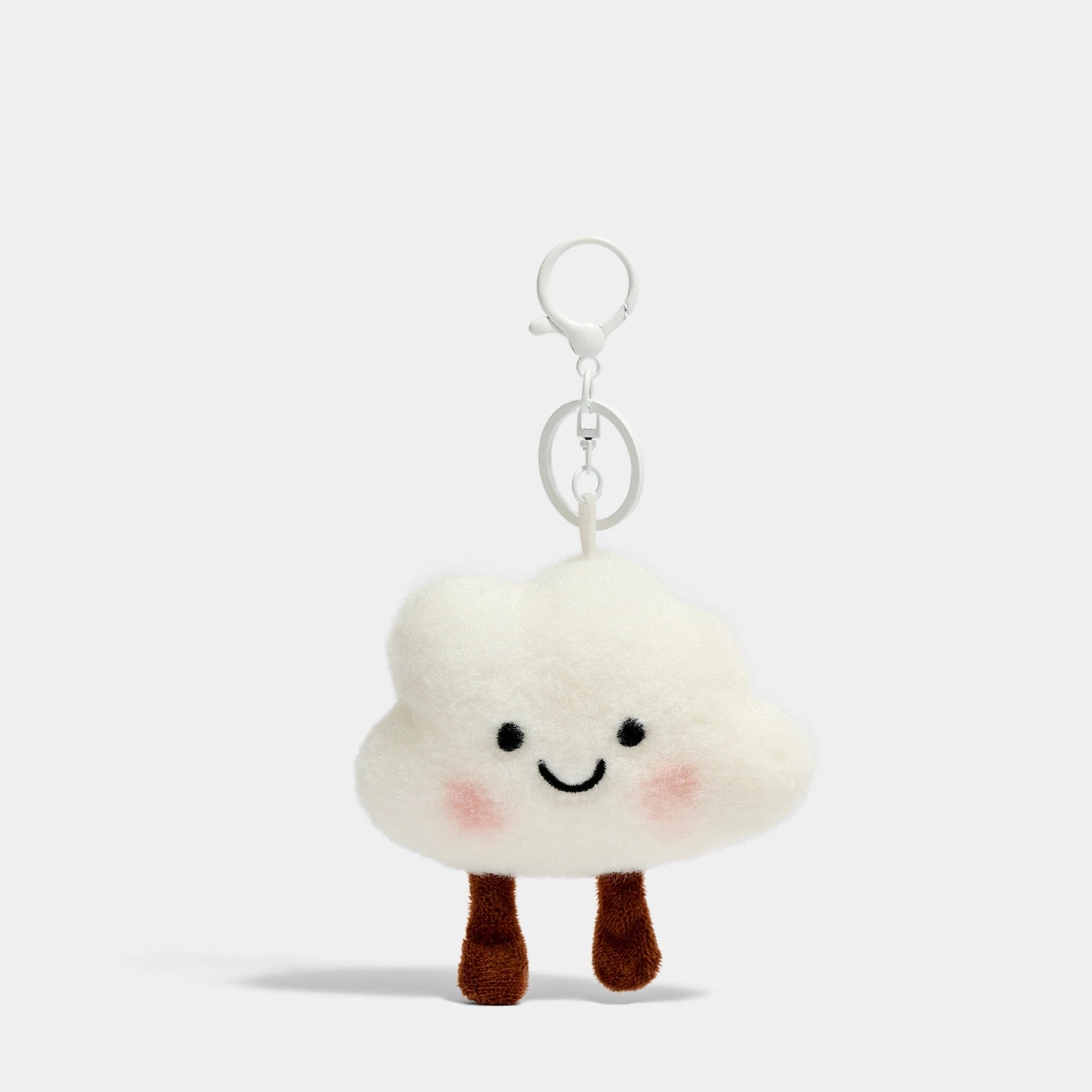 Star Bag Charm - Soft Plush Keychain Gift - Cloud variant
