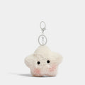 Star Bag Charm - Soft Plush Keychain Gift - White Star Star variant