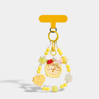 Star Bag Charm - Soft Plush Keychain Gift - Cat Clock T Clasp variant