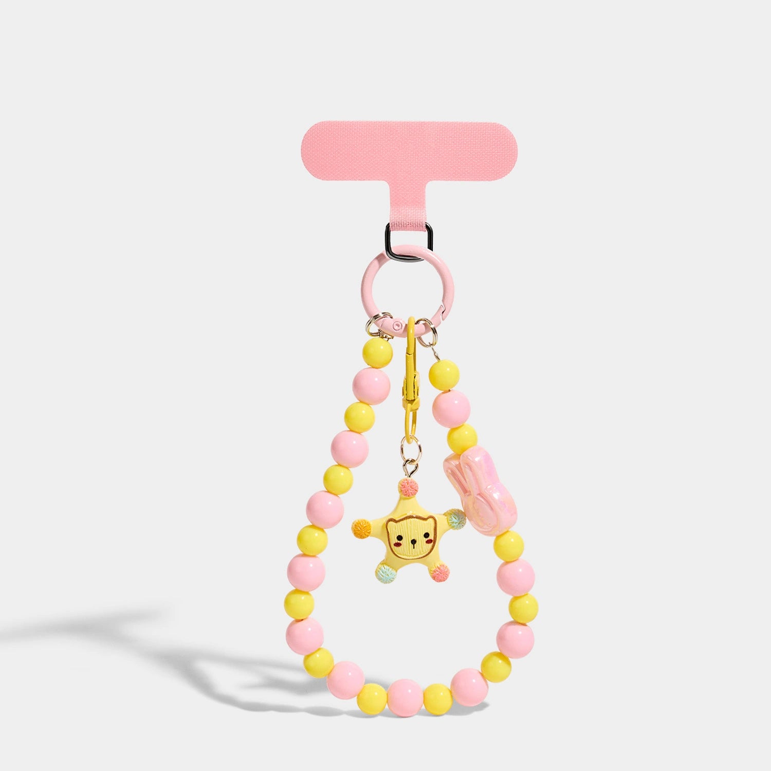 Star Bag Charm - Soft Plush Keychain Gift - Star T Clasp variant
