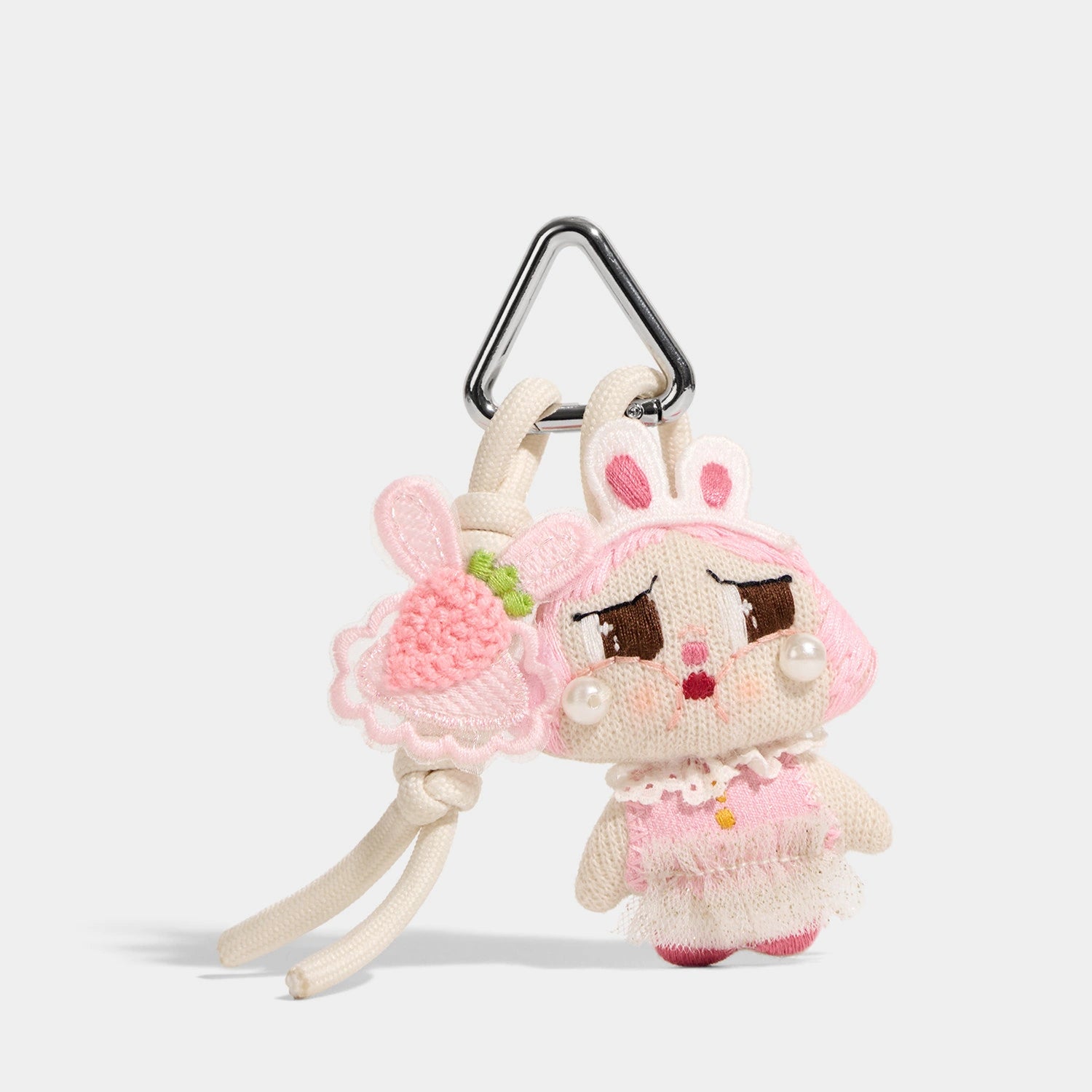 Pink Crying Girl variant of Apple House Storybook Bag Charms