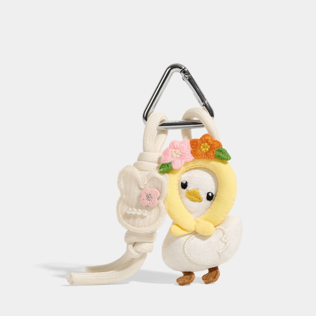 Yellow Hat Duck variant of Apple House Storybook Bag Charms