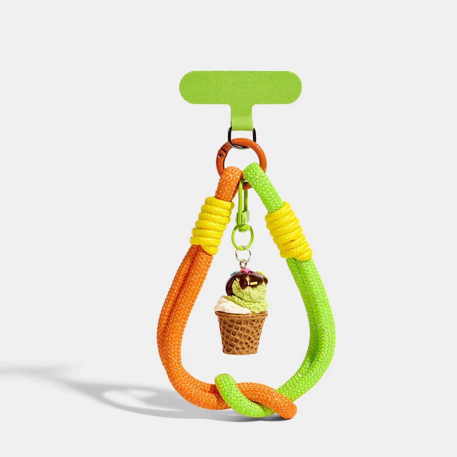 Candy Cord / Matcha Cone variant of Toast and Dessert Phone Strap Charms