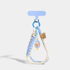 Blue Spiral Cord / Bear Ice Pop variant of Blue Dessert Phone Strap Charms