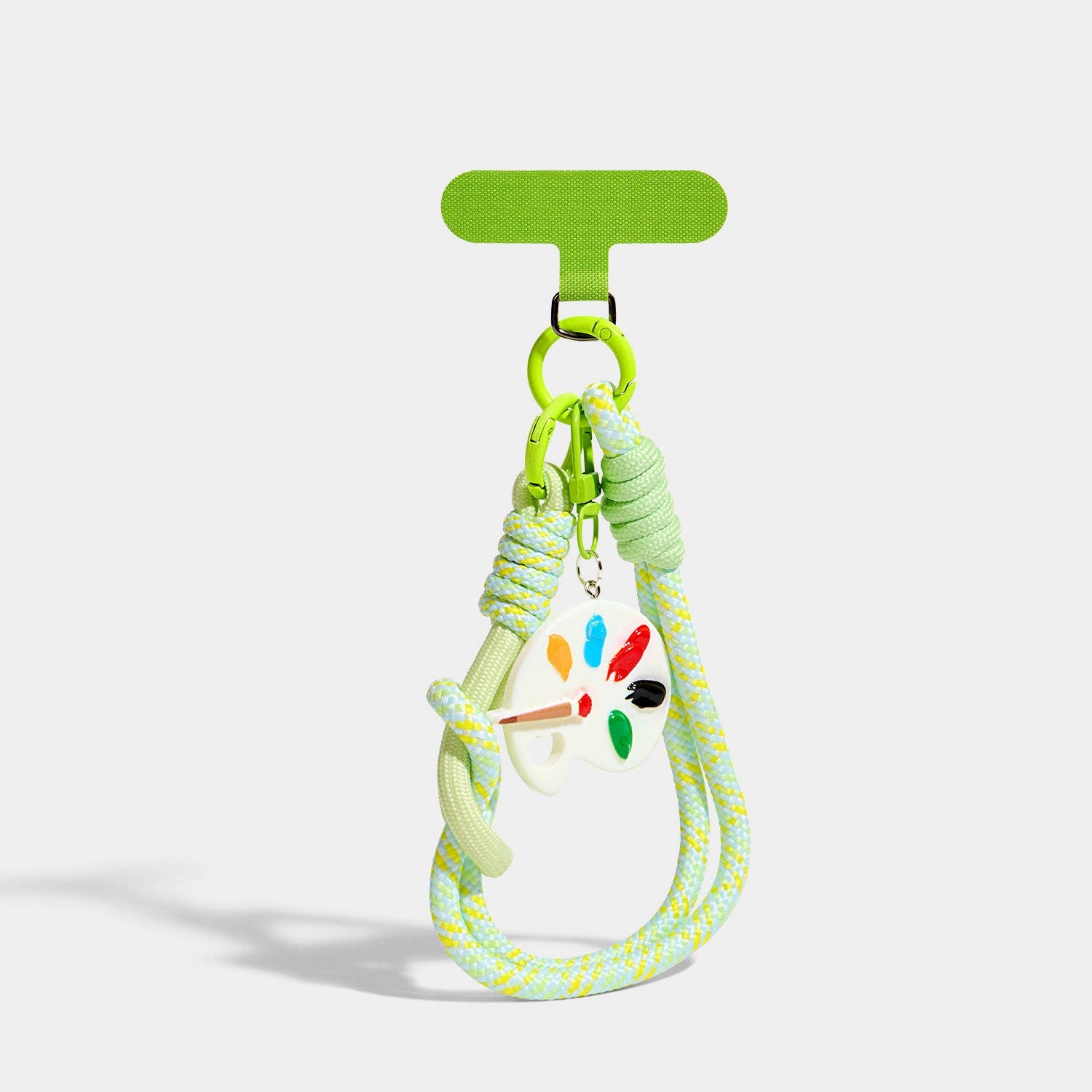 Green Cord / White Palette variant of Blue Dessert Phone Strap Charms