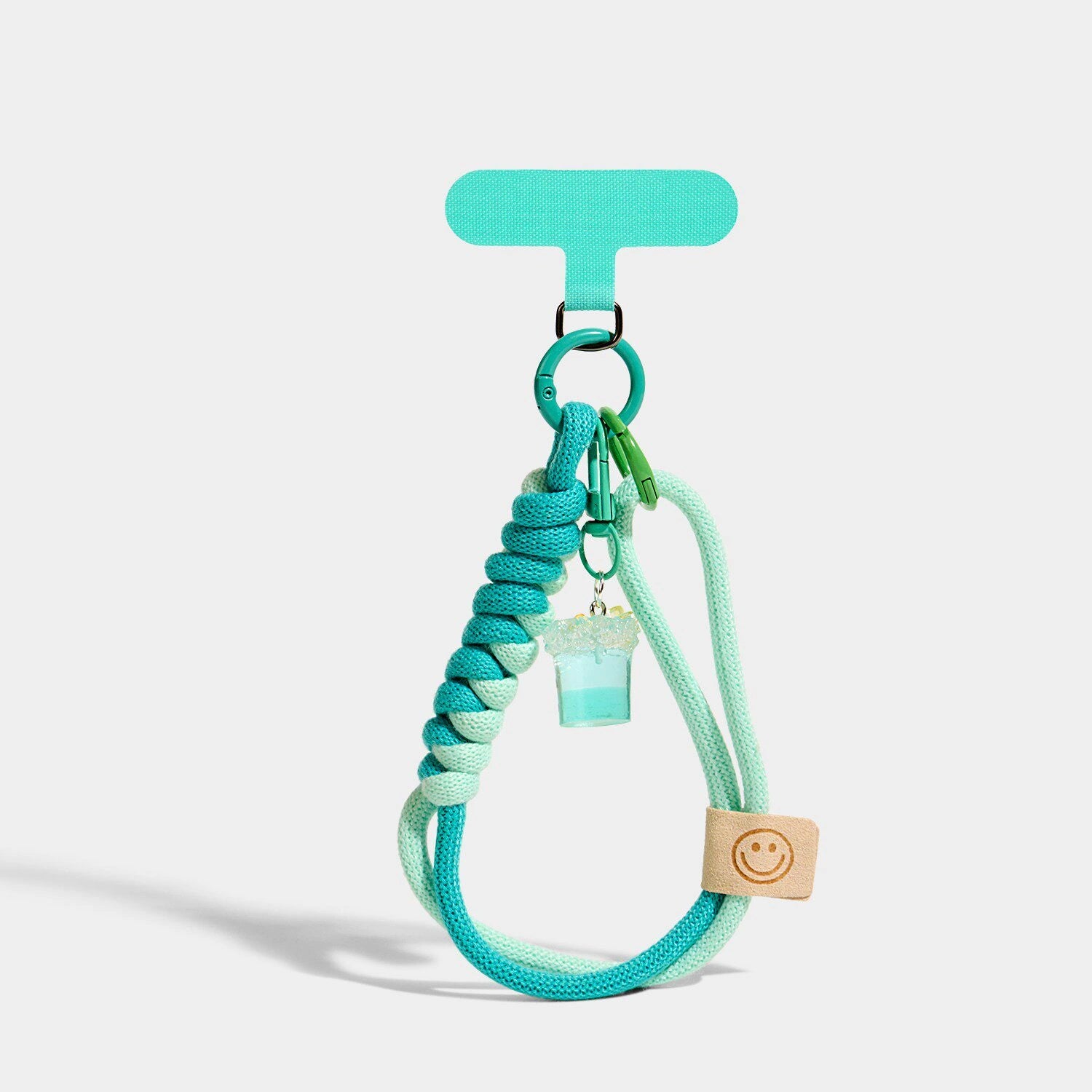 Mint Spiral Cord / Grape Ice Cup variant of Blue Dessert Phone Strap Charms