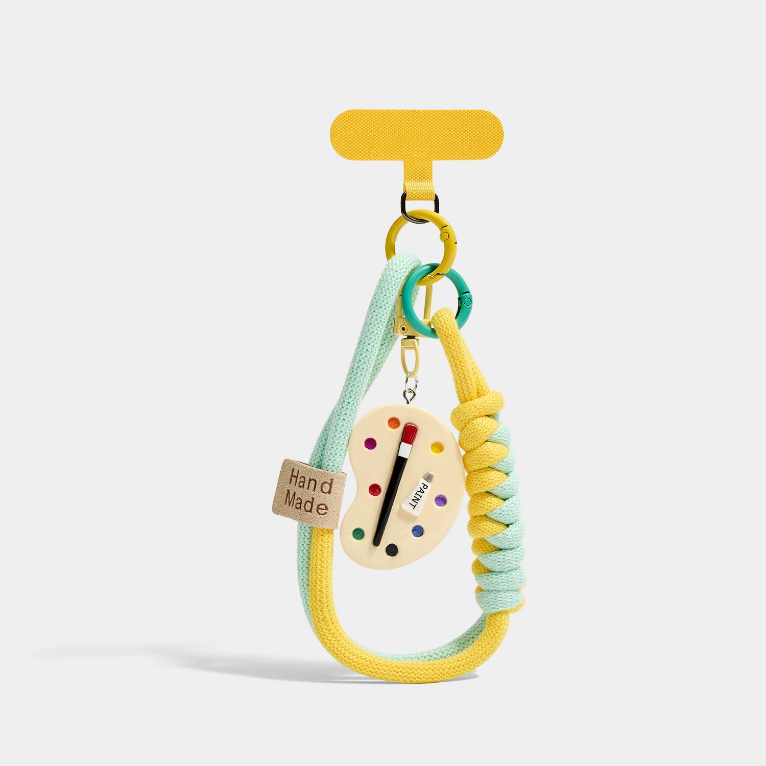 Palette and Character Phone Strap Charms front product view showing creative phone strap gallery