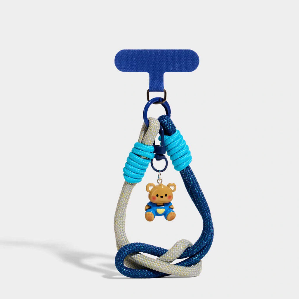 Blue Outfit Bear variant of Palette and Character Phone Strap Charms