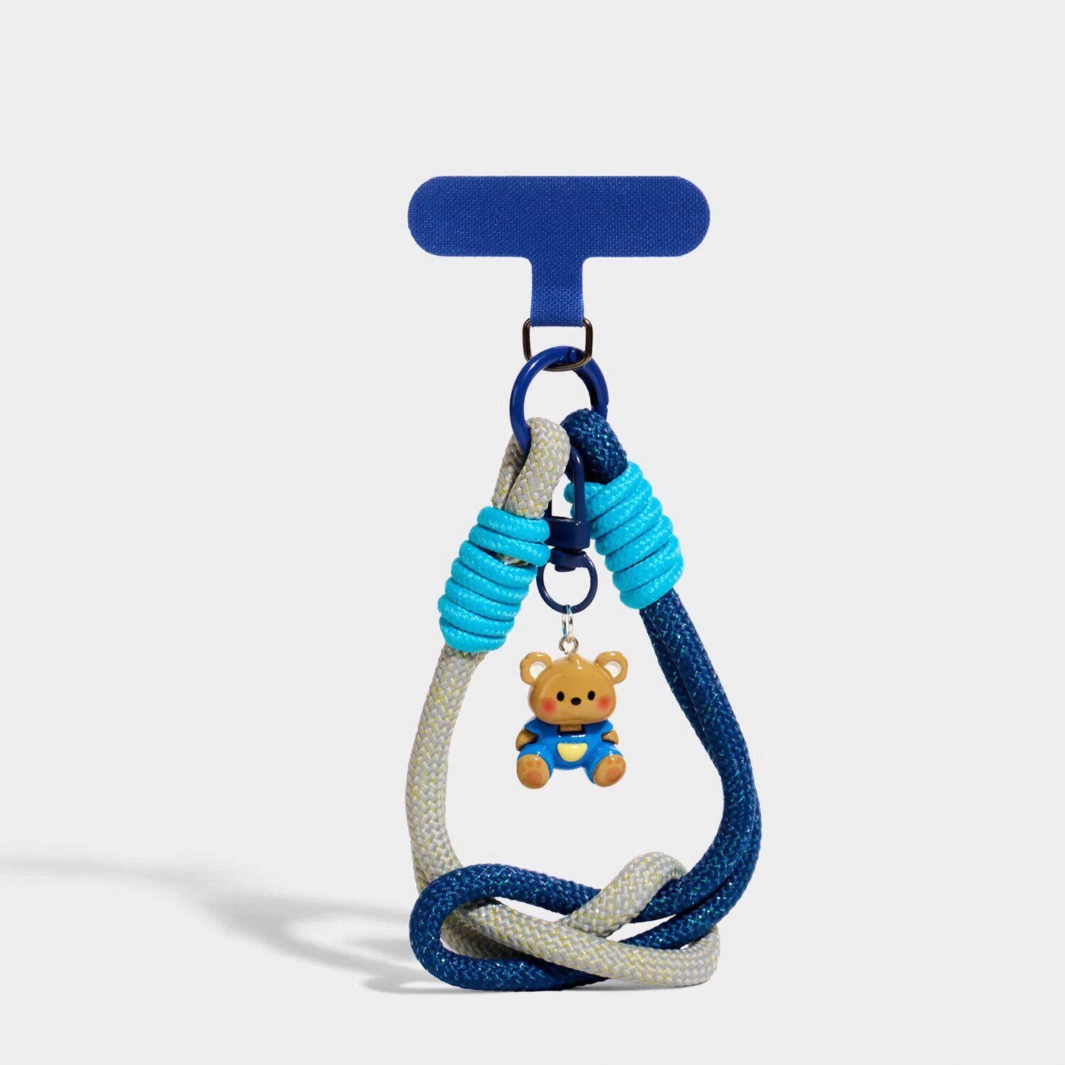 Blue Outfit Bear variant of Palette and Character Phone Strap Charms