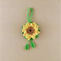 Sunflower bag charm product image 1