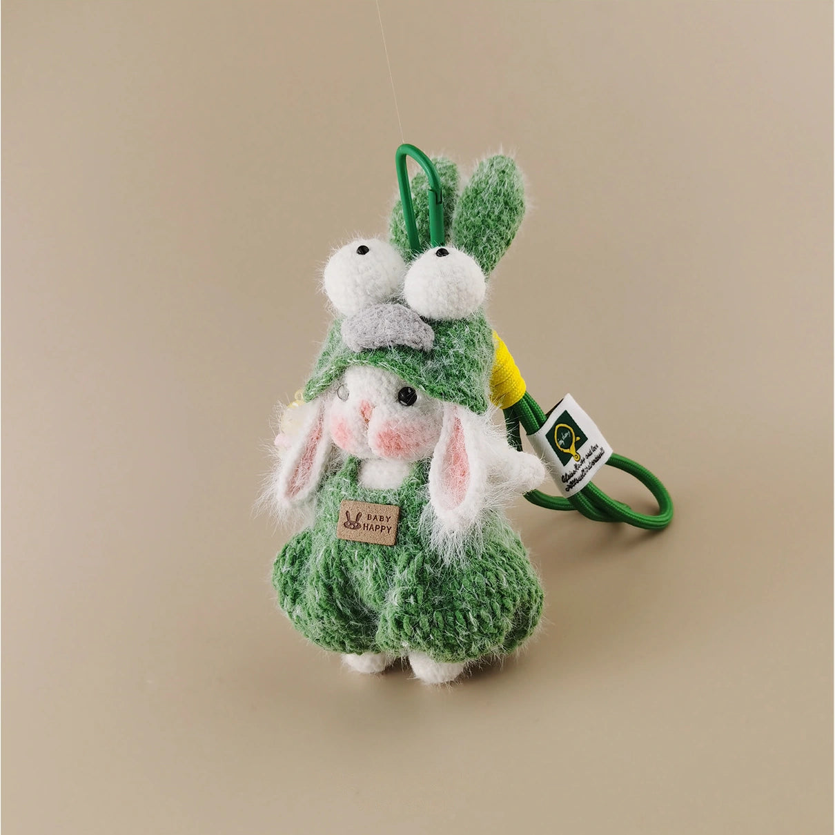 Bunny bag charm product image 2