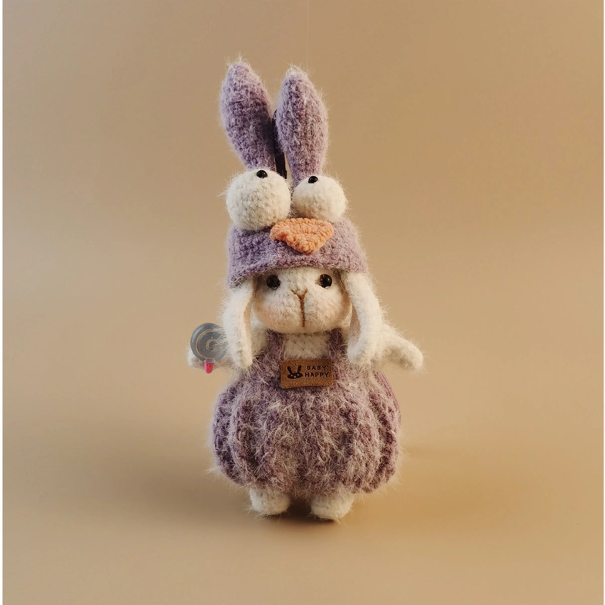 Bunny bag charm variant Purple
