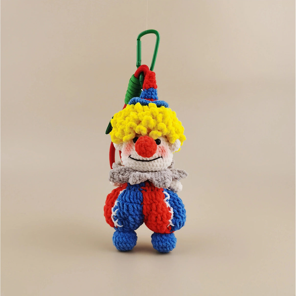 Clown bag charm variant Red Blue